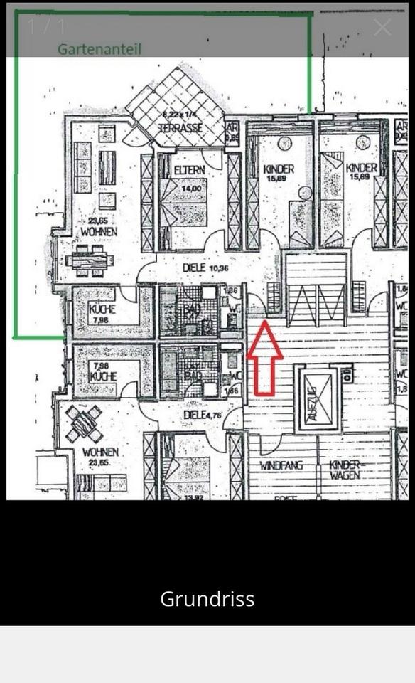 Thumbnail-Kernsaniert | 3-Zi.-EG-Wohnung mit Terrasse & Gartenanteil