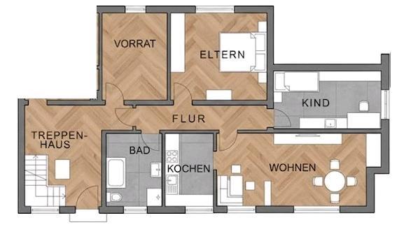 Thumbnail-3ZKB Einliegerwohnung in Staudernheim