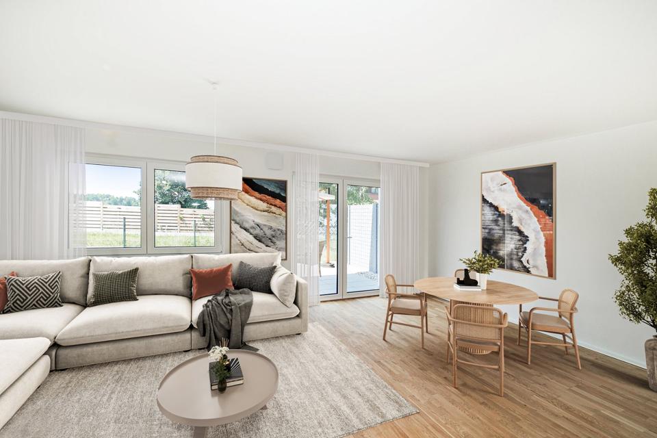 Thumbnail-DHH mit unverb. Blick auf Wiesen &Wälder 15 Min. südl. MUC