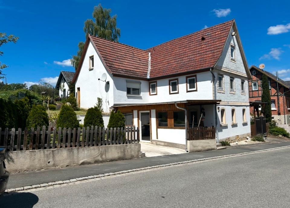 Thumbnail-Einfamilienhaus Haus mit Scheune, Carport und großer Pergola
