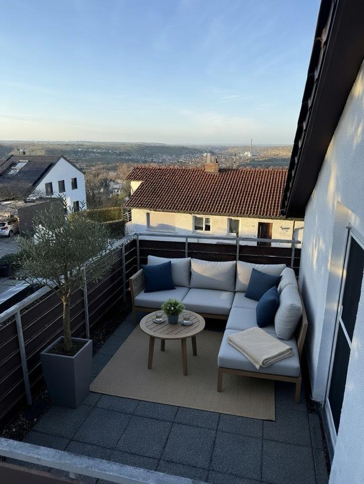 Thumbnail-Helle 2-Zimmer-Wohnung mit Panorama-Blick