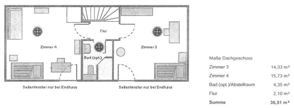 Thumbnail-Reihenhaus Reihenmittelhaus in Fürth VACH incl. Stellplatz