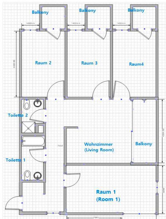 Thumbnail-Helle 4-Zimmer-Wohnung mit Balkon im Zentrum von Dresden