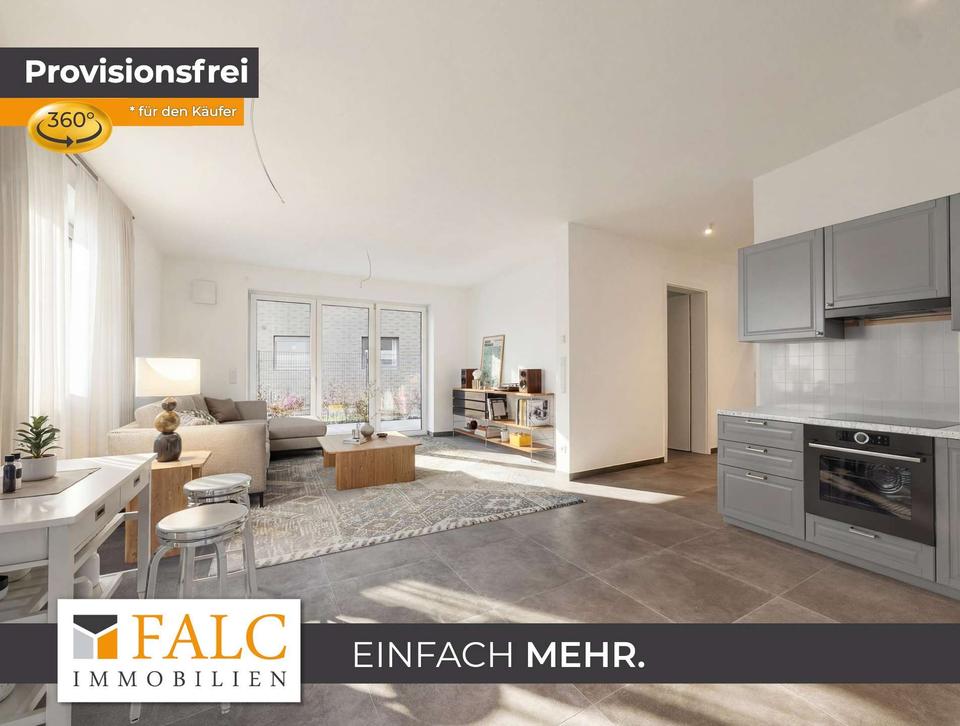 Thumbnail-Erdgeschosswohnung mit Garten - Neubau, barrierefrei, KfW-40