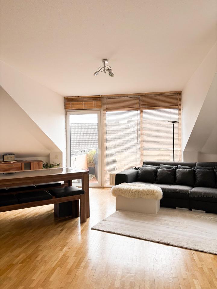 Thumbnail-Helle 50 m² Dachgeschosswohnung in Neuss zur Untermiete