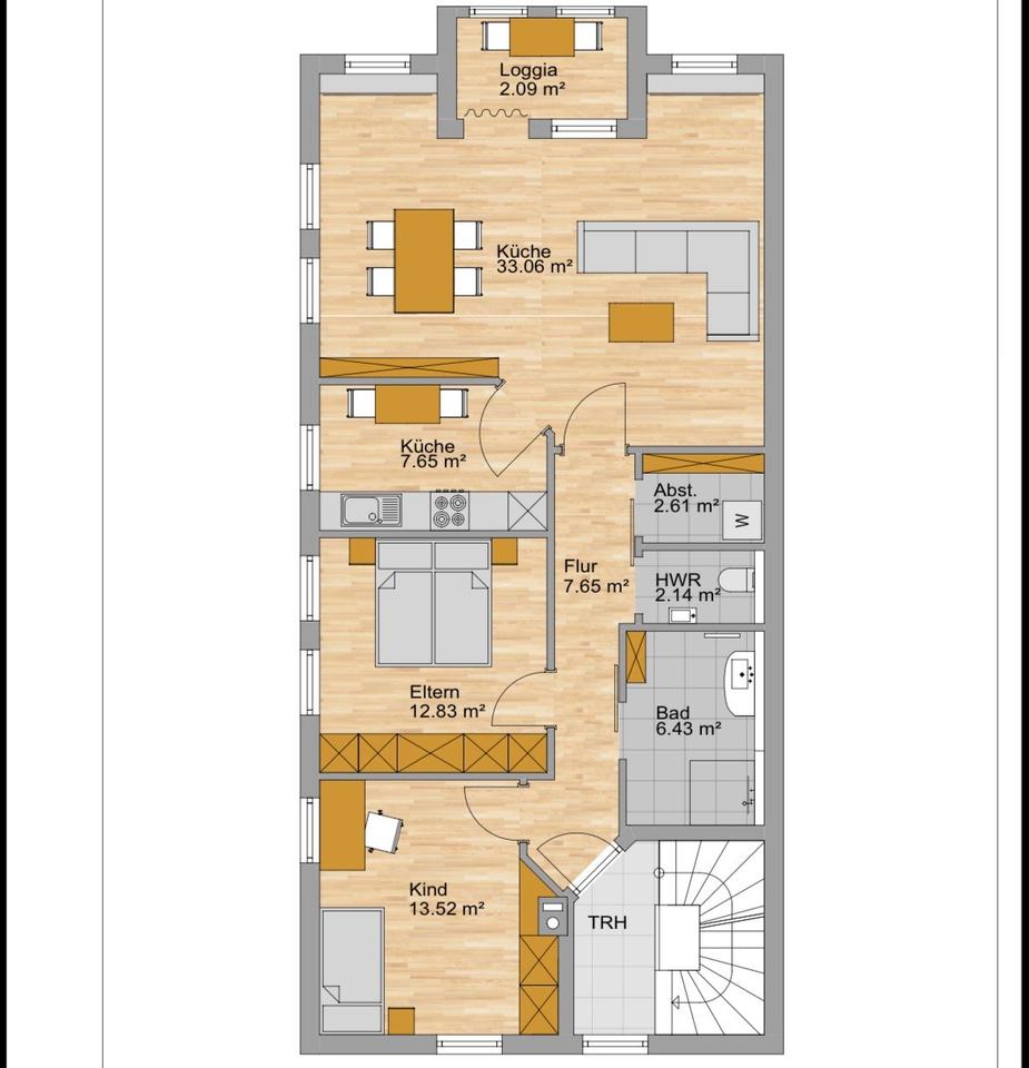 Thumbnail-Charmante 3,5 Zimmerwohnung inkl. EBK