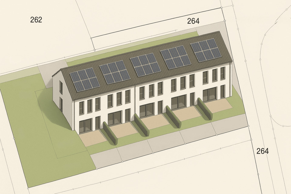 Thumbnail-Neubau Reihenhaus mit freie Grundrissplanung