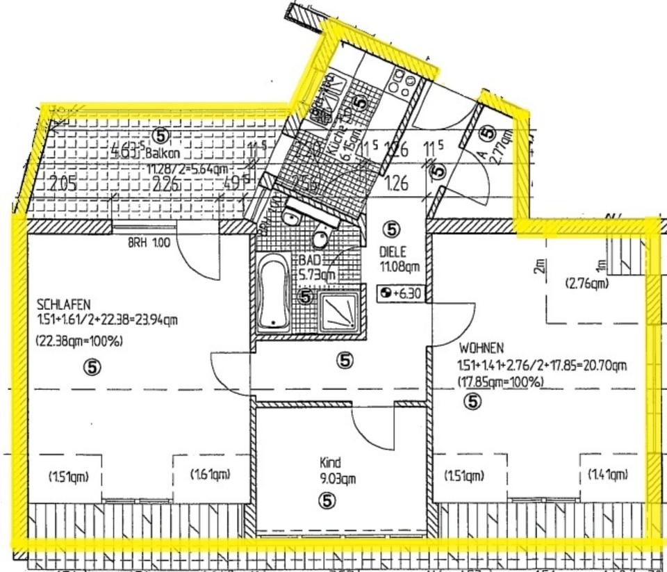 Thumbnail-Wohnen im Neuseenland in Rötha - 3-Raum-Dachgeschoss-Wohnung Nr.5