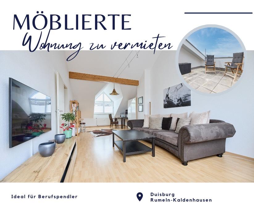 Thumbnail-Vollmöblierte 2,5 Zimmer Wohnung mit Terrasse und Stellplatz