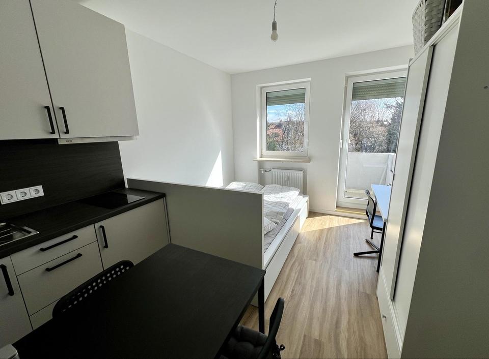 Thumbnail-+++ Möbliert | Kernsanierte, Helle 1-Zimmer Wohnung mit Balkon in München-Giesing +++