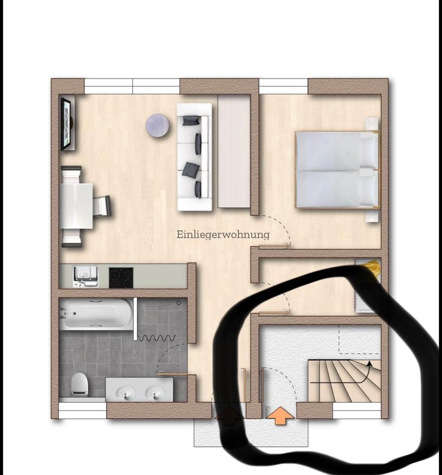 Thumbnail-Wohnung zu vermieten in schwaney