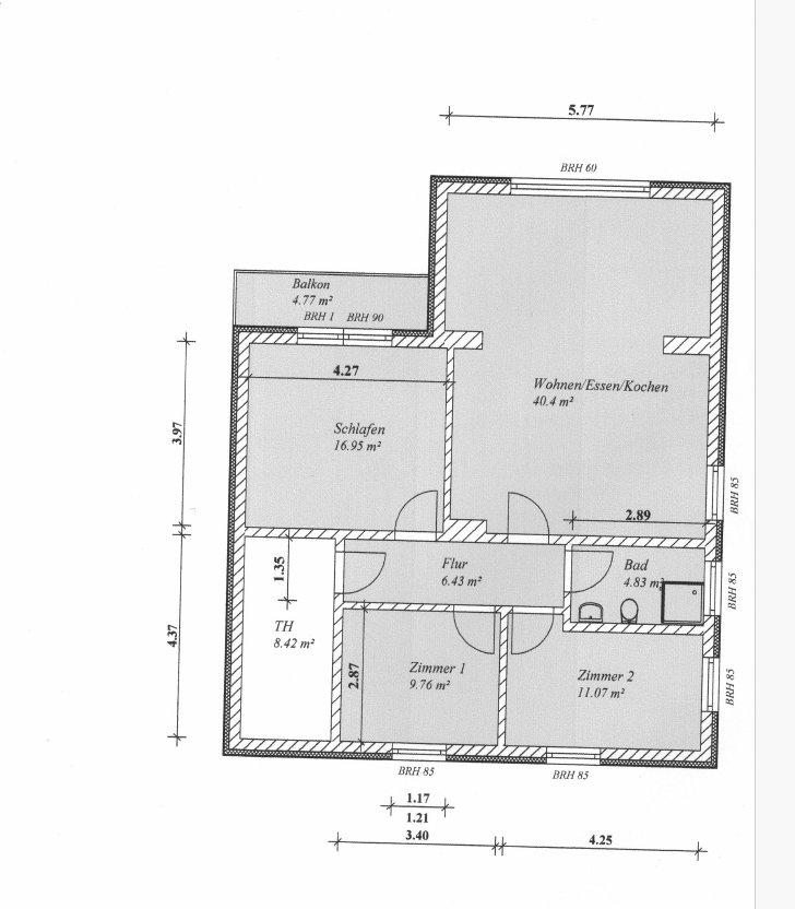 Thumbnail-3 Zimmerwohnung mit eigenem Garten, Warmmiete