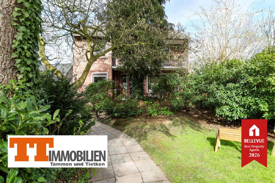 Thumbnail-TT bietet an: Stilvolle Stadtvilla mit 6 Zimmern, viel Platz und großem Garten auf 2.330 m² Grundstück!