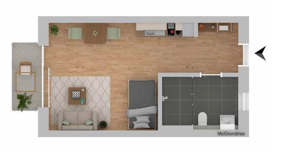 Thumbnail-1 ZKB + Garage im Mehrgenerationenquartier Mitterteich 37m²
