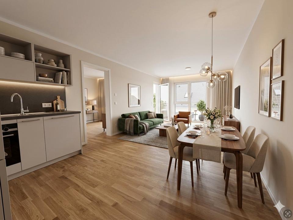 Thumbnail-Helle 2-Zimmer Wohnung mit Balkon im 2. OG in Nürnberg-Höfen