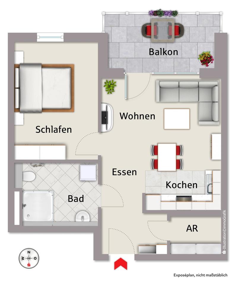 Thumbnail-NEUBAU: Moderne 1 - 2 Zimmer Wohnungen mit Komfort und Betreuung in Nürnberg-Katzwang