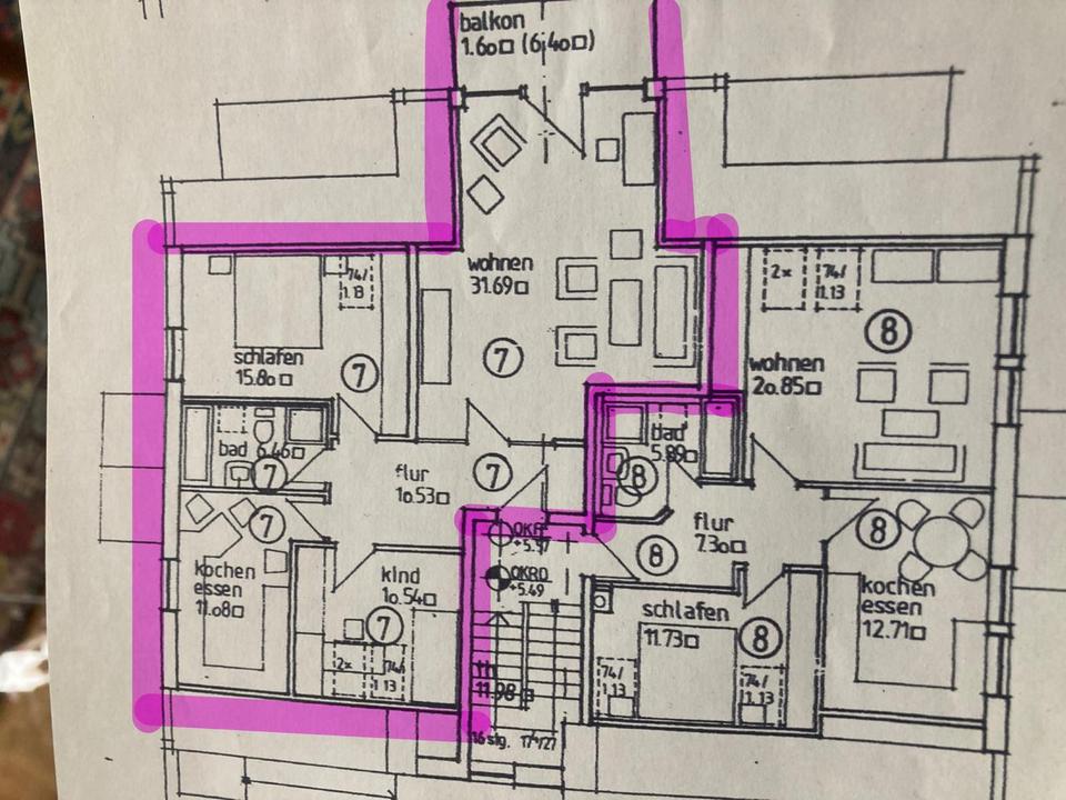 Thumbnail-Schöne geräumige 3-Zimmerwohnung in Stuhr-Brinkum mit Balkon