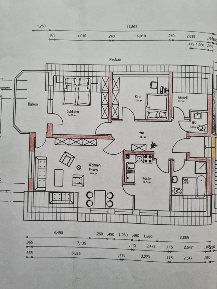 Thumbnail-3-Zimmer-Wohnung in Koblenz-Bisholder