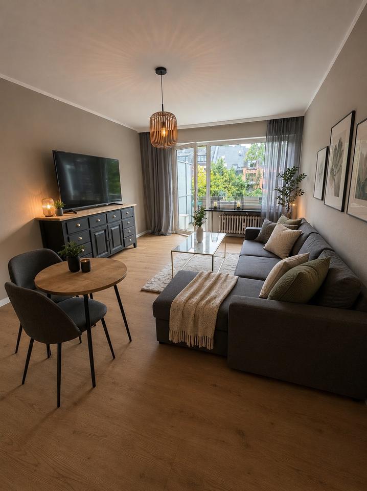 Thumbnail-Möblierte Einzimmerwohnung in Essen Bredeney zu vermieten