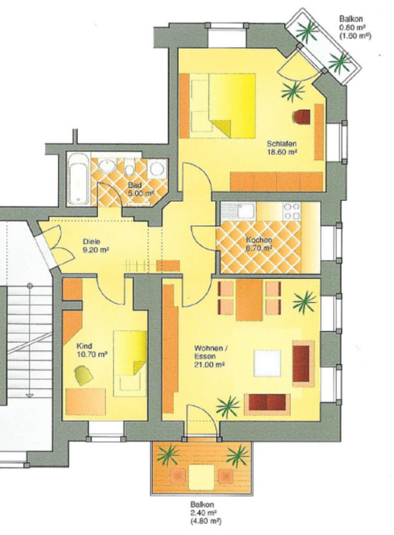 Thumbnail-Schöne ETW, gut vermietet