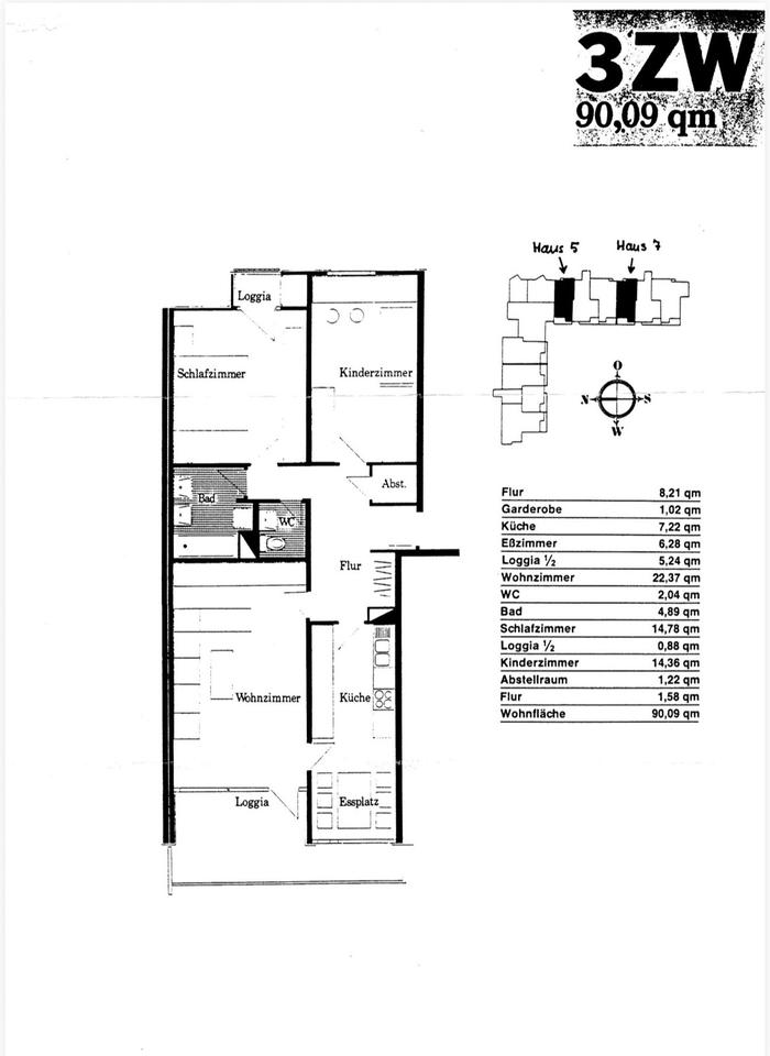 Thumbnail-Attraktive 3 Zimmer-Wohnung mit Weitblick, Balkon & Garage in HD