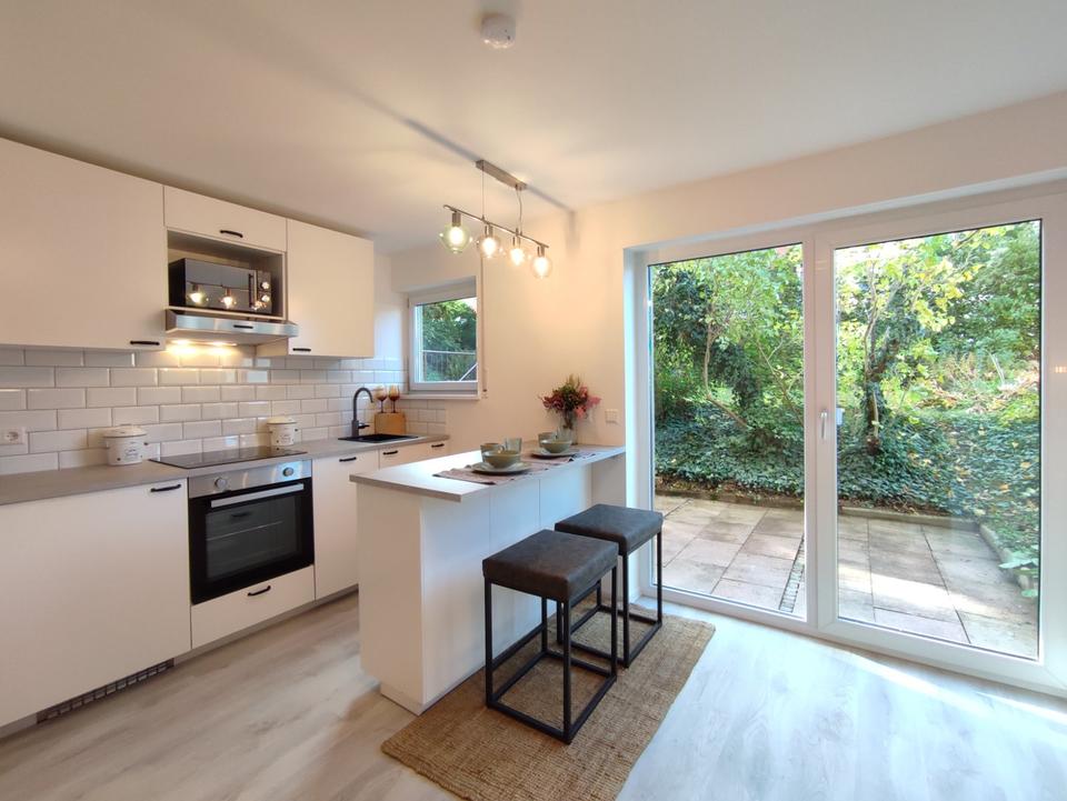 Thumbnail-1-Zimmer Wohnung - Garten Terrasse Möbliert Hell