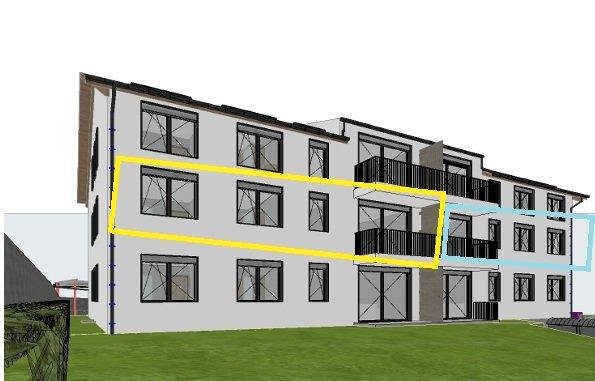 Thumbnail-4,5 Zi-Wohnung mit Balkon,Neubau, nur mit Wohnberechtigungsschein