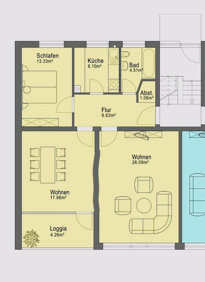 Thumbnail-80m² Wohnung in Burg auf Fehmarn zu vermieten.