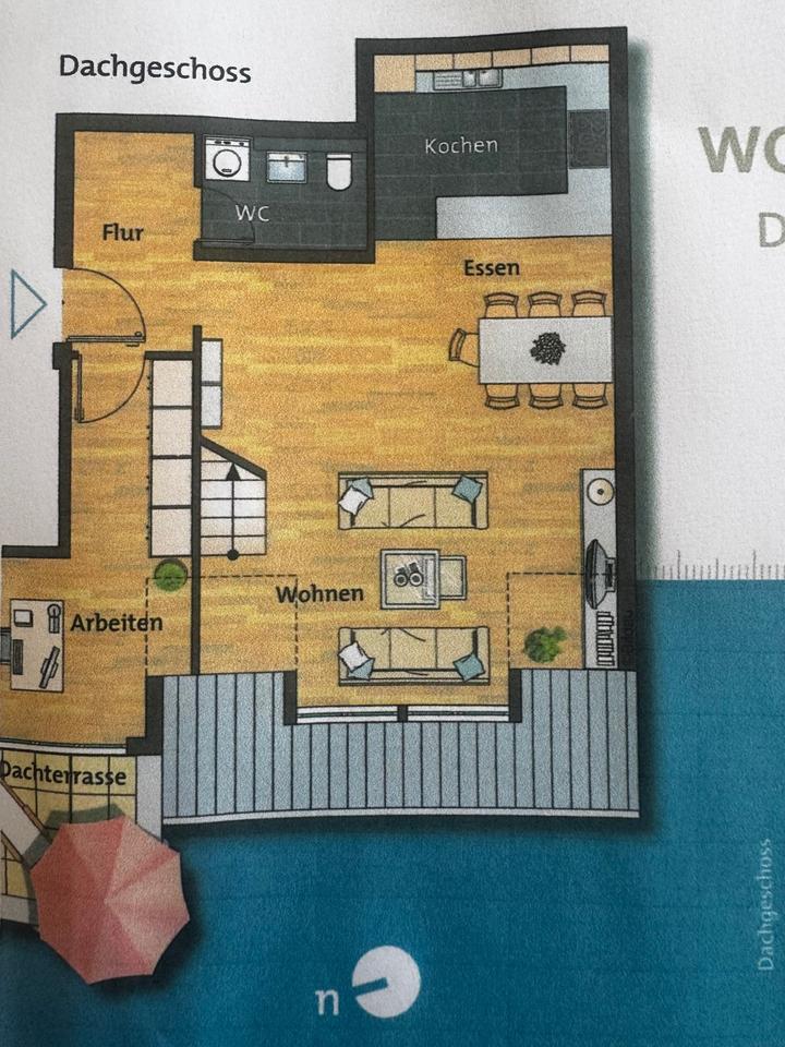 Thumbnail-Stilvolle Maisonettewohnung mit Galerie, Dachterrasse & Aufzug