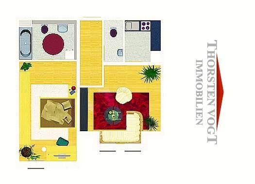 Thumbnail-gemütliche Dachgeschoss Wohnung