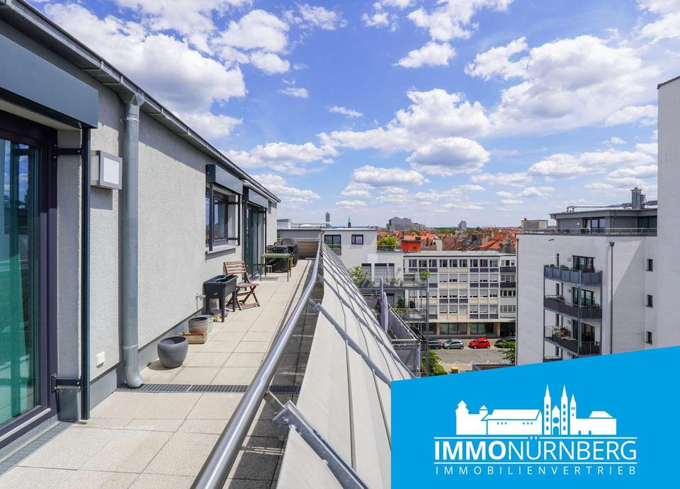 Thumbnail-10 Min. ins Zentrum: Modernes Penthouse mit 65 m² Dachterrasse