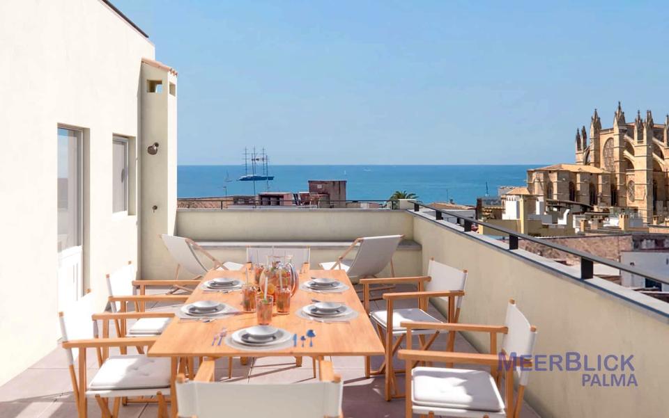 Thumbnail-Luxuriöses 2-SZ Apartment mit Terrasse in Palma - Carrer d’En Morei, Top-Ausstattung, haustierfreundlich