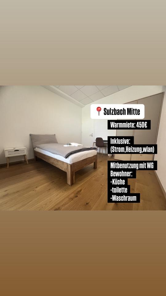 Thumbnail-WG Zimmer in Sulzbach und Scheidt - Nähe Uni - Ab.01.01.26