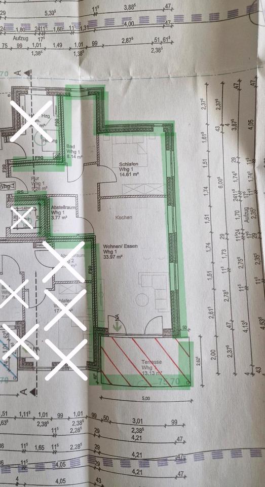 Thumbnail-Moderne Erdgeschoss 2-Zimmer Wohnung