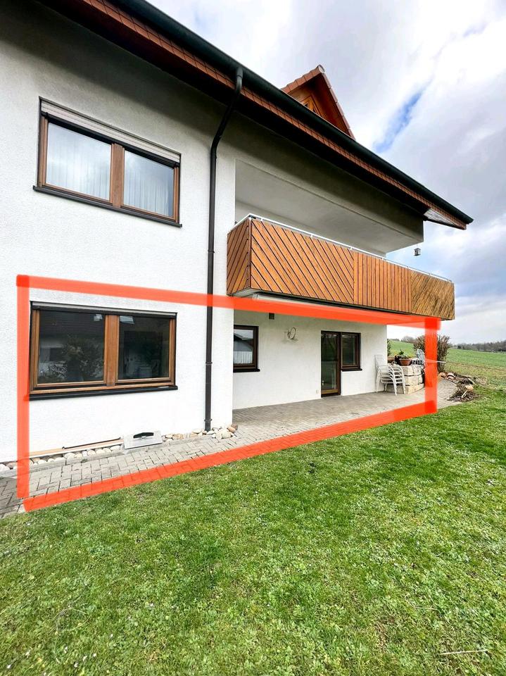 Thumbnail-Helle zwei Zimmer Wohnung mit Terrasse und Gartenanteil