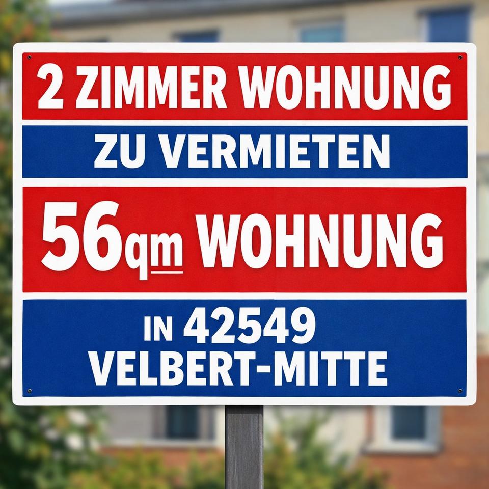 Thumbnail-2-Zimmer-Wohnung in Velbert-Mitte zu vermieten (56 qm)