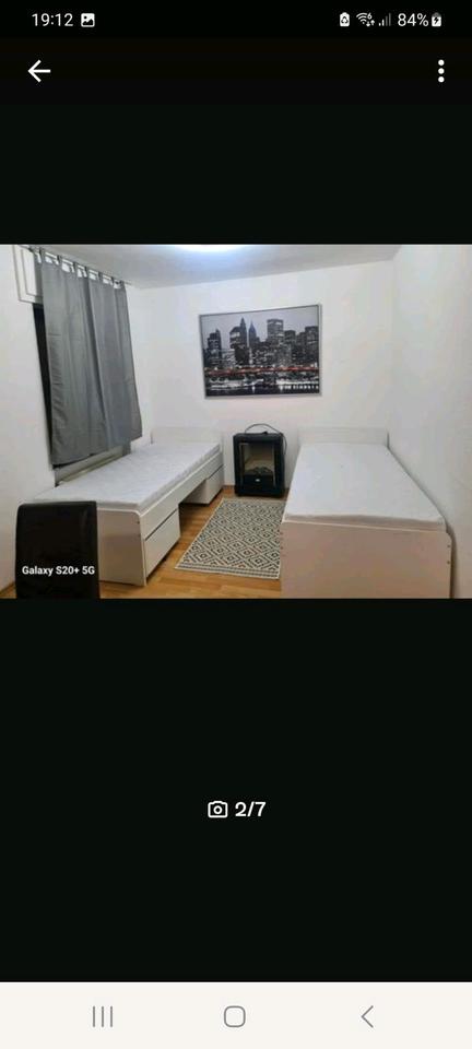 Thumbnail-möbliertes Wohnung 6 einzelne Betten zu vermieten Monteure
