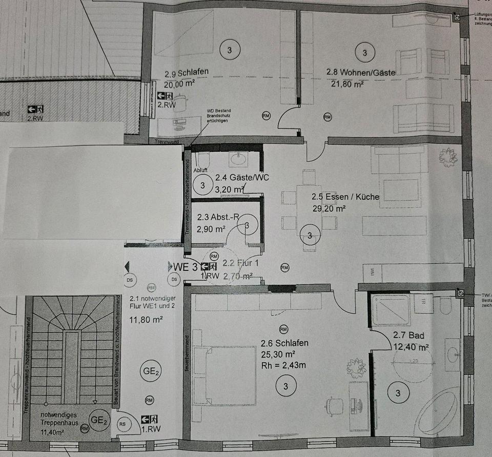 Thumbnail-3 Raumwohnung Erstbezug 130 qm Sömmerda OT Leubingen