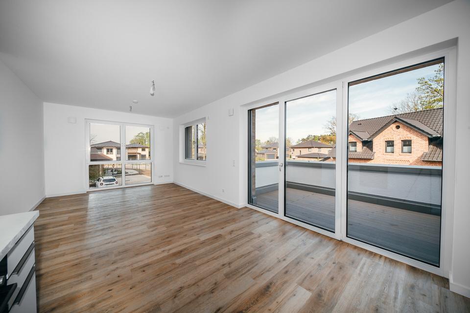 Thumbnail-Stilvolle Neubauwohnung mit Einbauküche und Dachterrasse