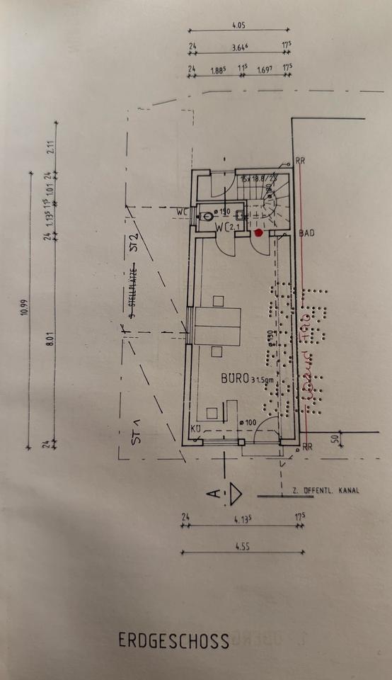 Thumbnail-Häuschen mit Büro