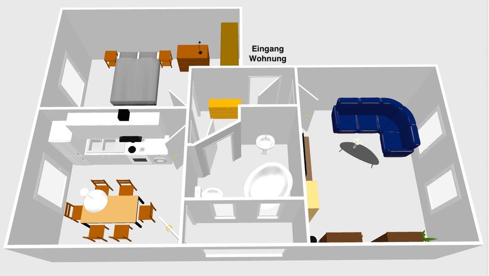 Thumbnail-2-Zimmer-Wohnung ca. 60 m2 in Köln-Dellbrück