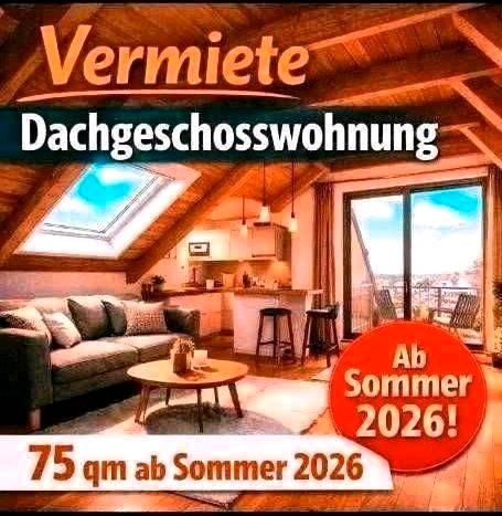 Thumbnail-Dachgeschosswohnung 75qm 4 Zimmer Drolshagen OT