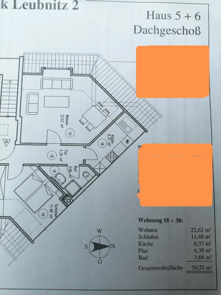 Thumbnail-Provisionsfreie Wohnung Leubnitz am Park 17b