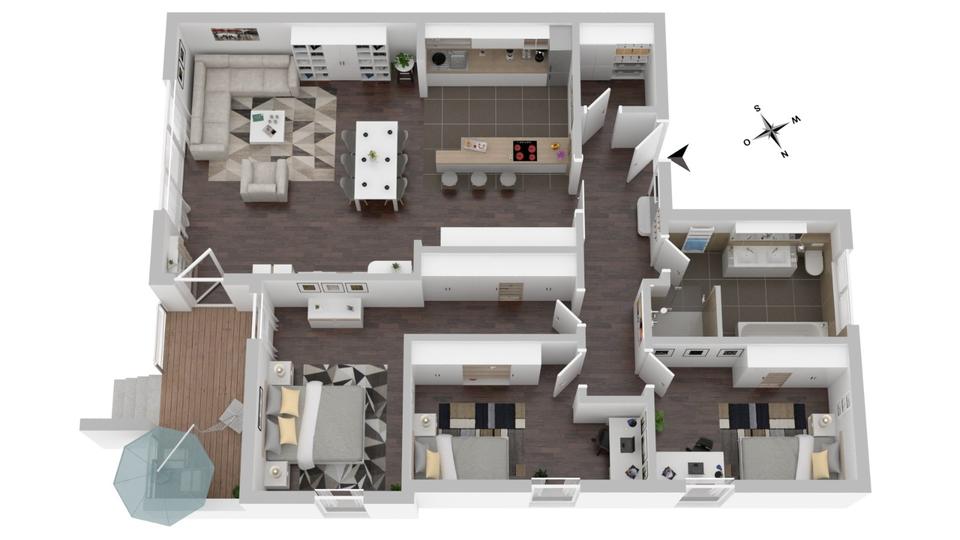 Thumbnail-4-Zimmer-Eigentumswohnung in Weiherhof (Zirndorf) – Hochwertig