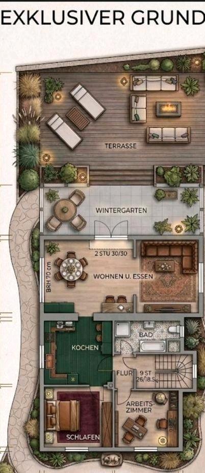 Thumbnail-Wohnung mit Wintergarten u. Terrasse