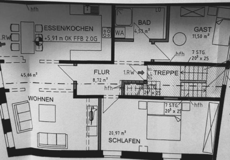 Thumbnail-4-Zimmer-Wohnung 2. OG - Bachstr. 5, Plettenberg