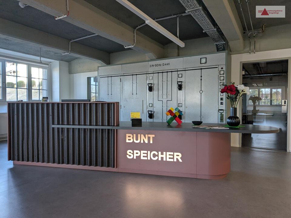Thumbnail-Gewerbehighlight in Zwönitz: moderne Büroeinheit im 3. Obergeschoss des Buntspeichers!