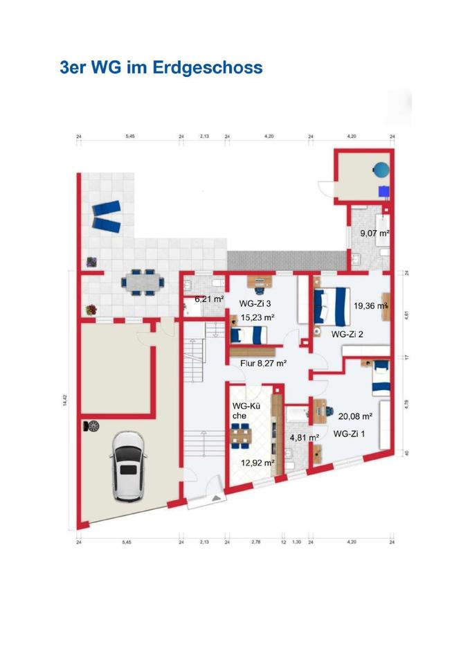 Thumbnail-Zimmer mit Du WC in WG