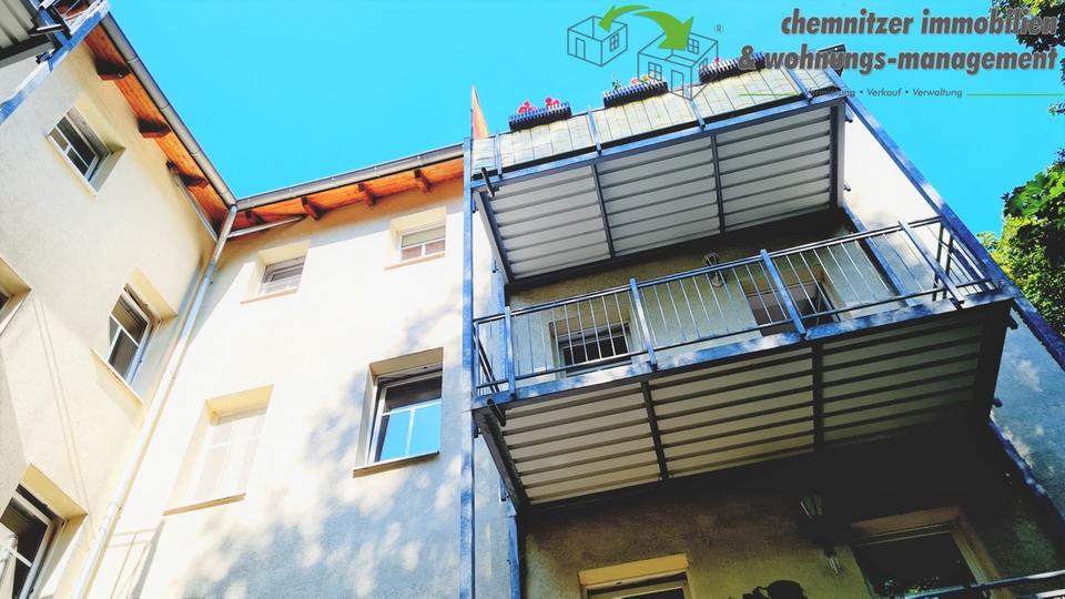 Thumbnail-Geräumige 2-Raum-Wohnung mit Balkon & Tageslichtbad in Chemnitz-Lutherviertel - EBK möglich -