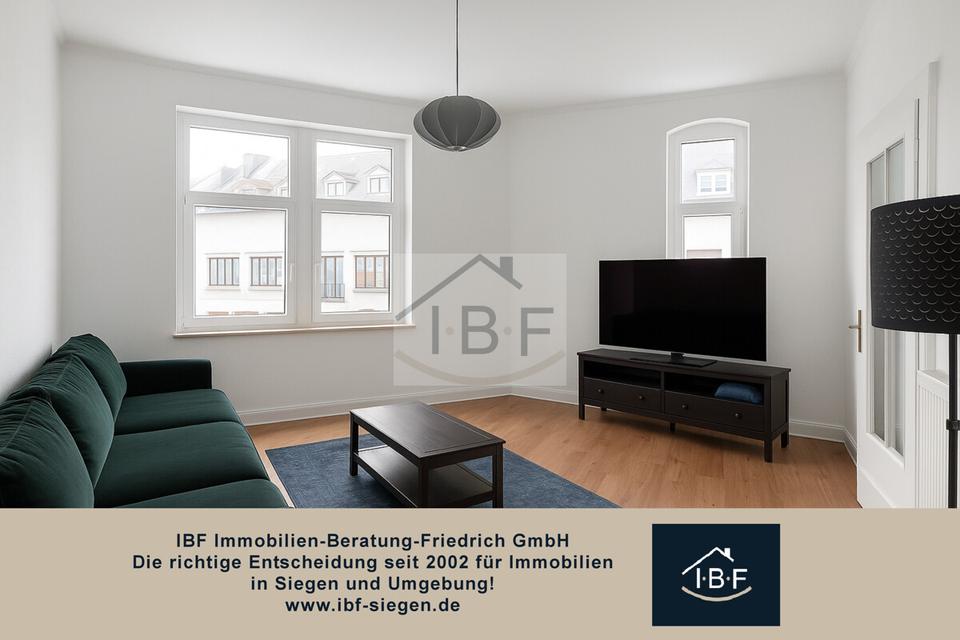 Thumbnail-Stilvoll modernisierte 3-ZKB-Altbauwohnung mit Loggia in zentraler Lage von Siegen